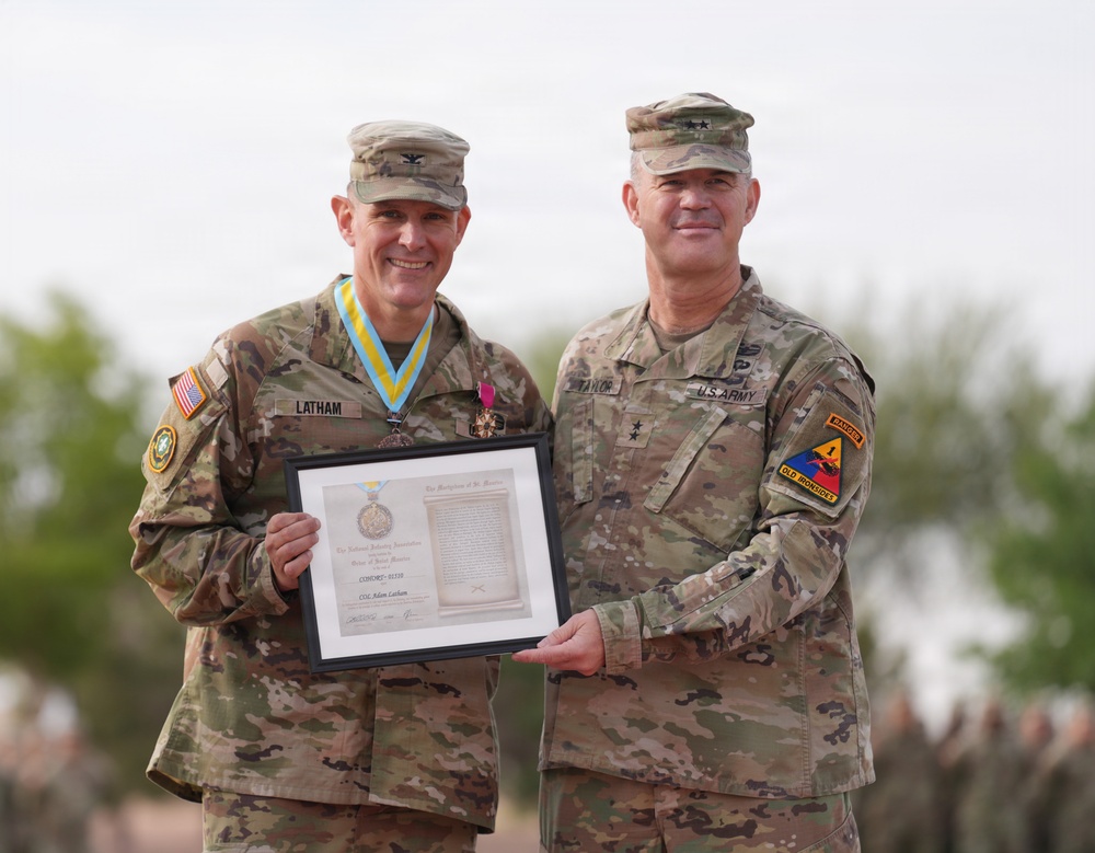 Col. Adam Latham honored with the Order of Saint Maurice