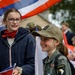 Paratroopers, Rangers commemorate Signal Monument, Normandy 82