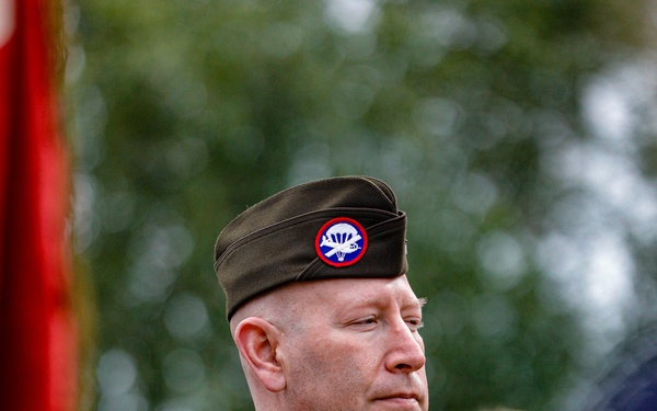 Paratroopers, Rangers commemorate Signal Monument, Normandy 82