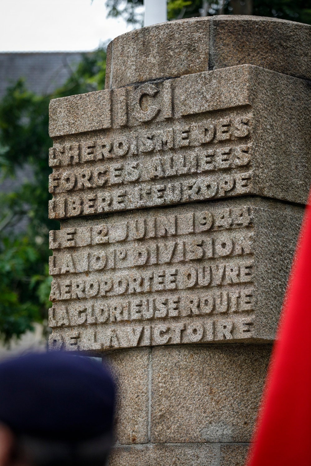 Paratroopers, Rangers commemorate Signal Monument, Normandy 82