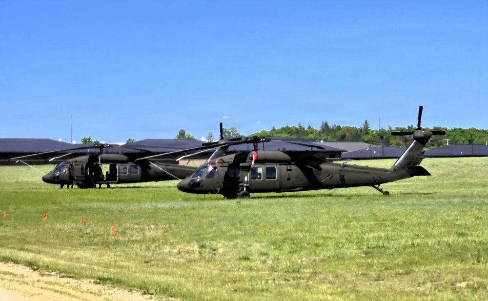Wisconsin Army National Guard aviation Soldiers conduct May 2026 readiness training at Fort McCoy