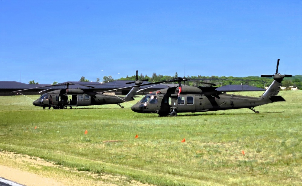 Wisconsin Army National Guard aviation Soldiers conduct May 2026 readiness training at Fort McCoy