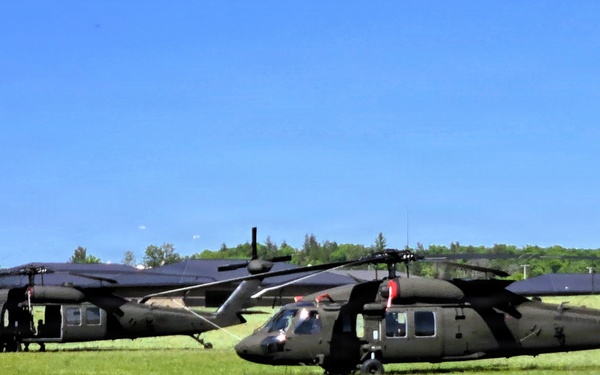 Wisconsin Army National Guard aviation Soldiers conduct May 2026 readiness training at Fort McCoy