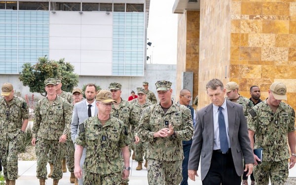 CNO and MCPON tour Naval Special Warfare Commands