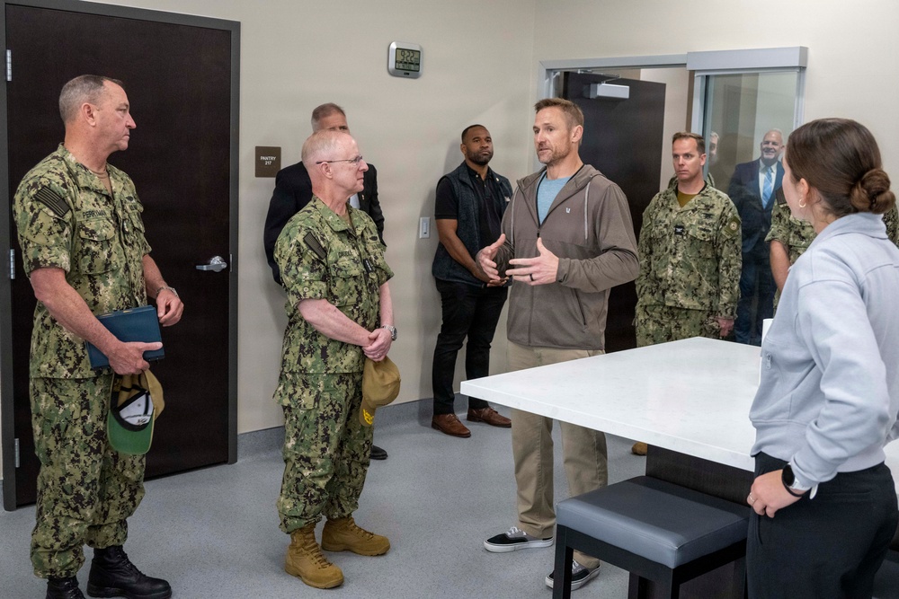 CNO and MCPON tour Naval Special Warfare Commands
