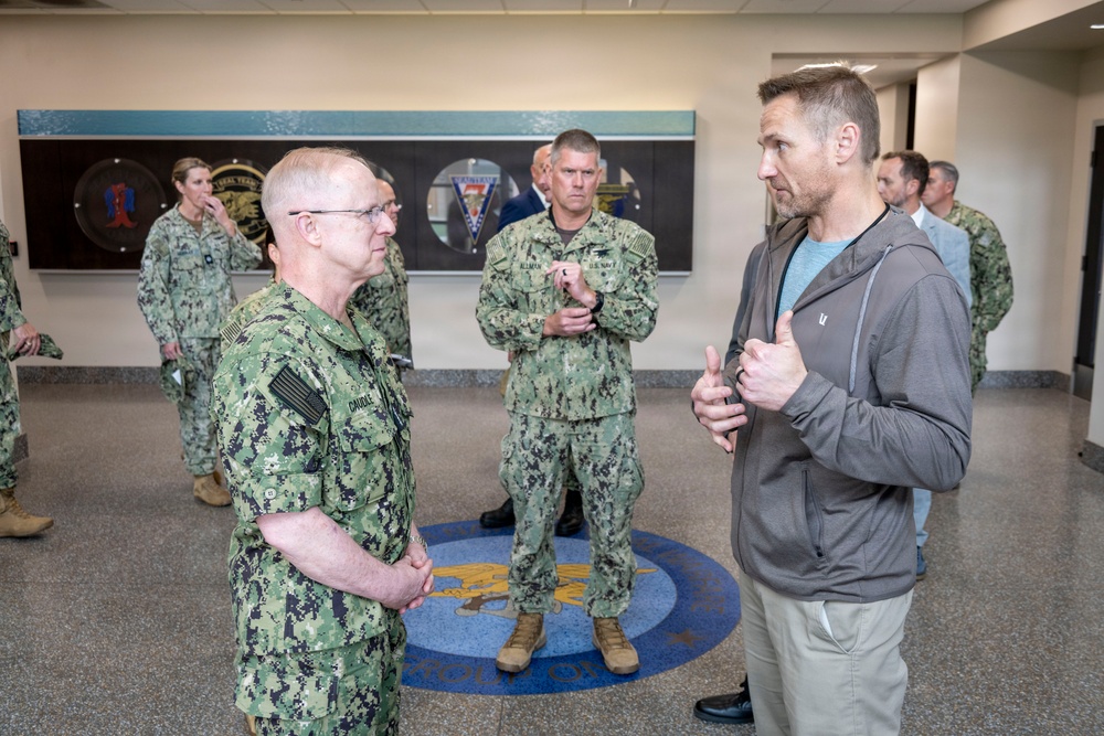 CNO and MCPON tour Naval Special Warfare Commands
