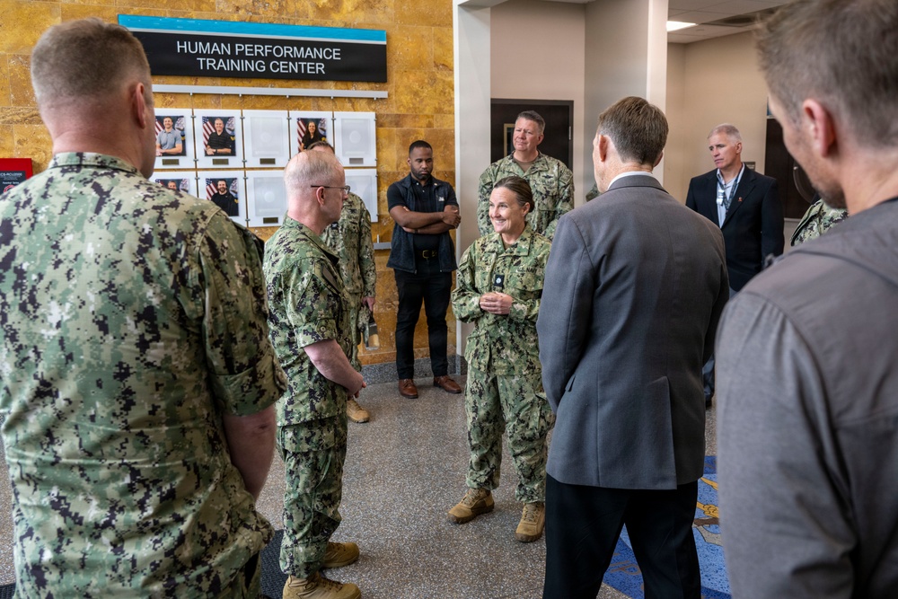 CNO and MCPON tour Naval Special Warfare Commands