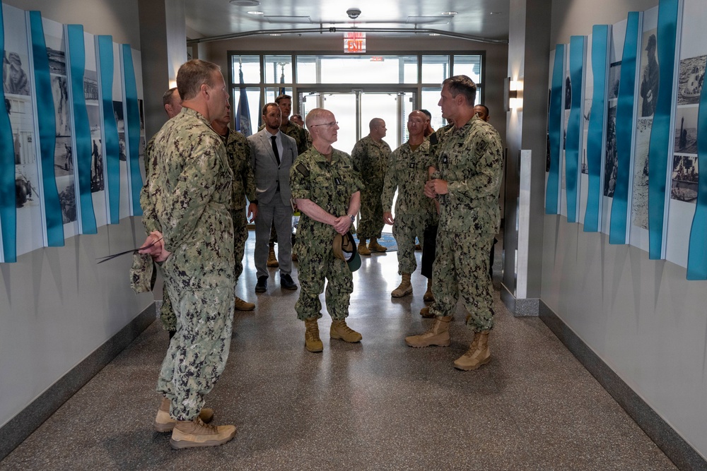 CNO and MCPON tour Naval Special Warfare Commands
