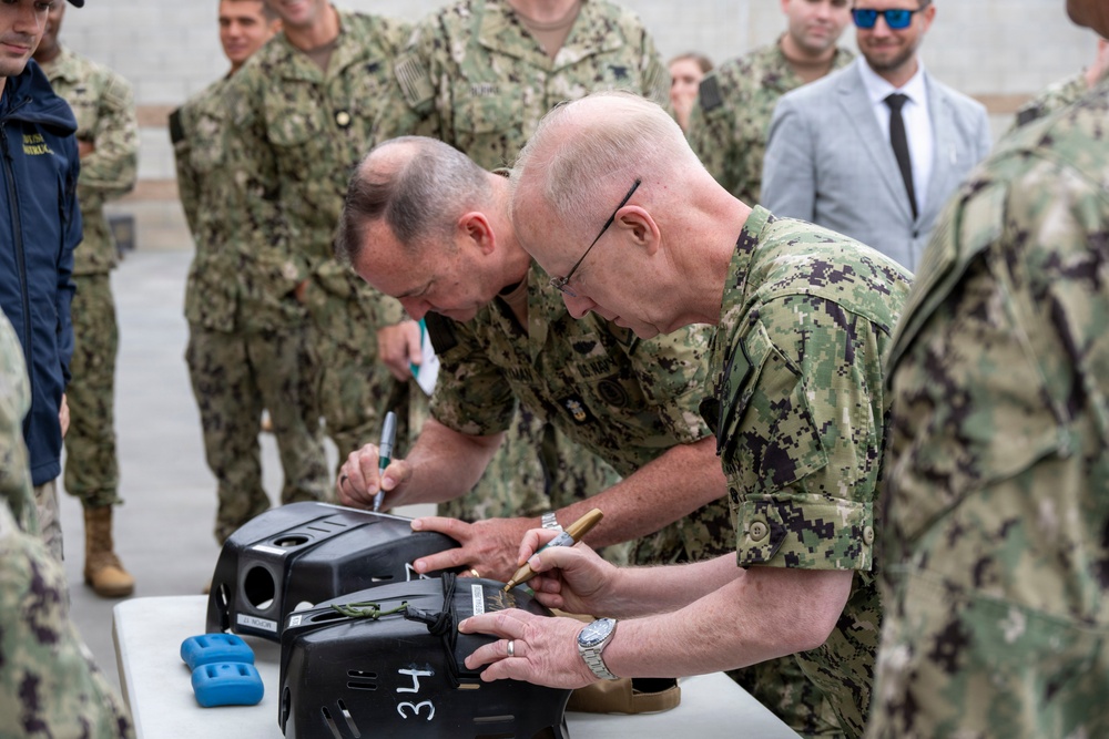 CNO and MCPON tour Naval Special Warfare Commands