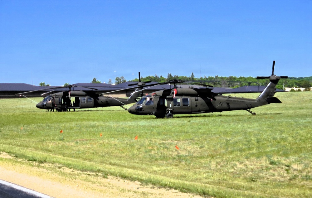 Wisconsin Army National Guard aviation Soldiers conduct May 2026 readiness training at Fort McCoy