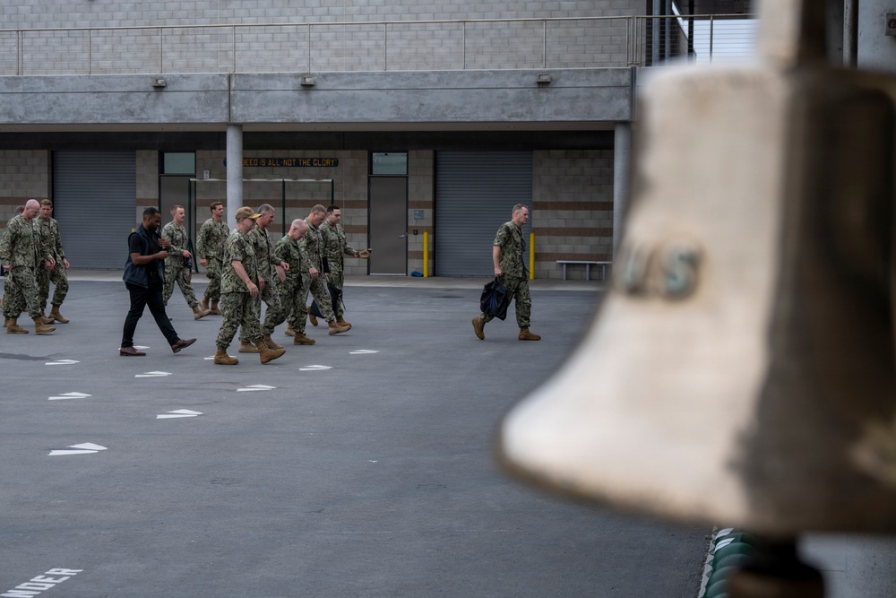 CNO and MCPON tour Naval Special Warfare Commands