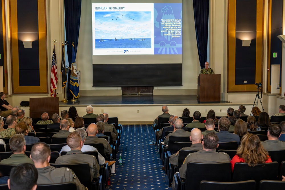 CNO speaks at Aviation Flag Officer Training Symposium