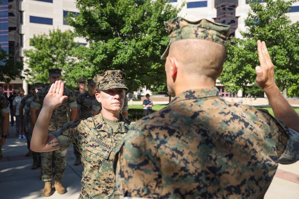 Promotion to Master Sergeant