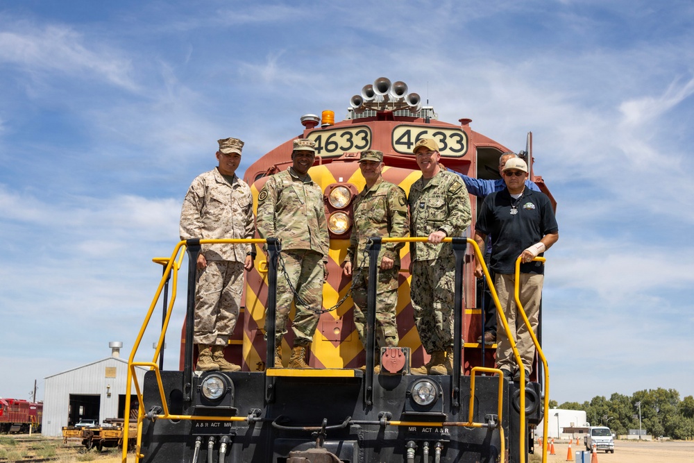 A tour and look into rail operations, daily battle rhythms, and supporting elements