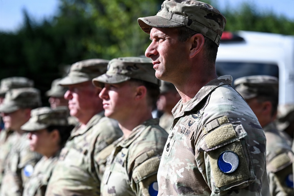 29th ID Soldiers support remembrance ceremony in Gourbesville