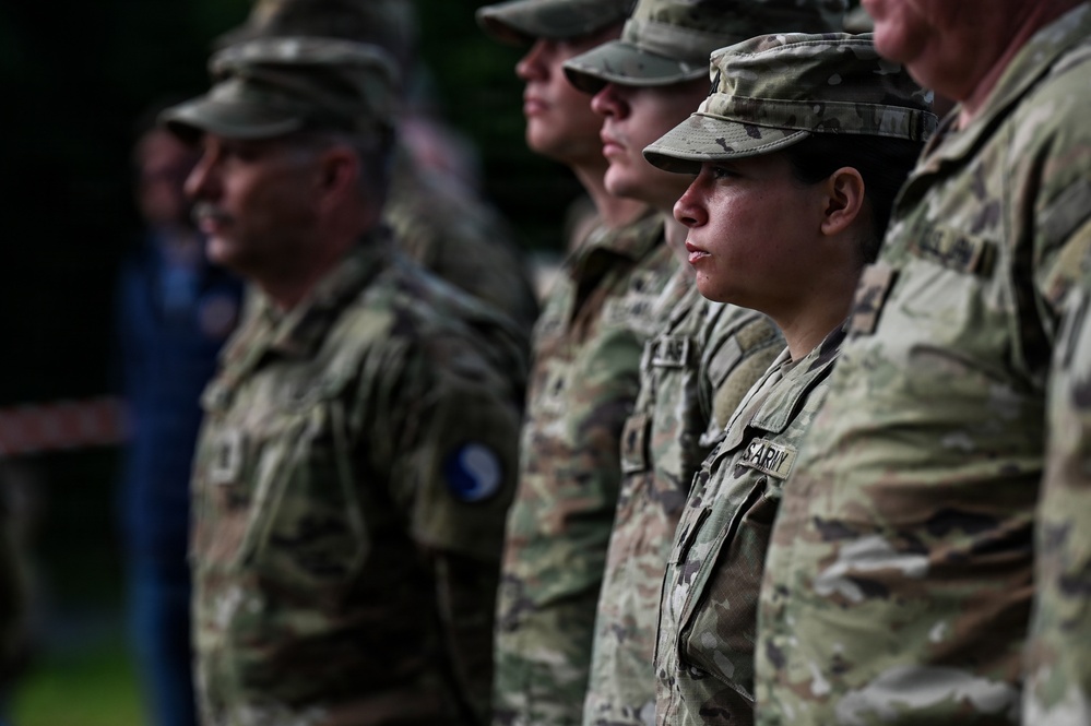 29th ID Soldiers support remembrance ceremony in Gourbesville