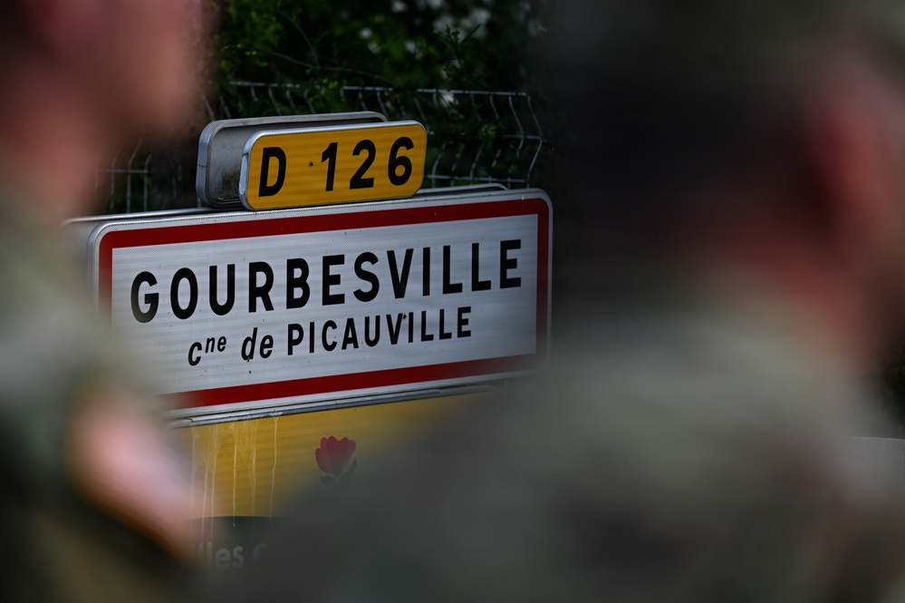 29th ID Soldiers support remembrance ceremony in Gourbesville