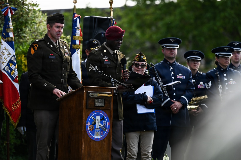 29th ID Soldiers support remembrance ceremony in Gourbesville