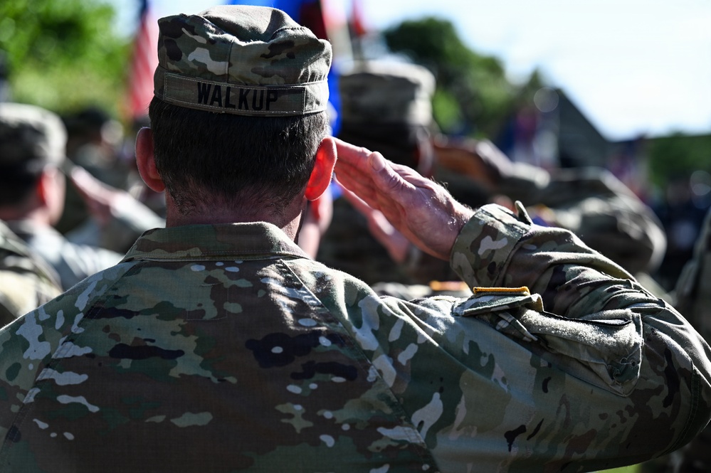 29th ID Soldiers support remembrance ceremony in Gourbesville