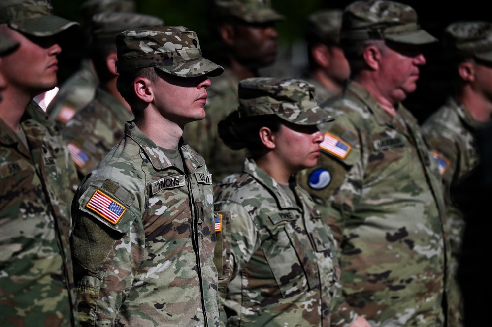 29th ID Soldiers support remembrance ceremony in Gourbesville