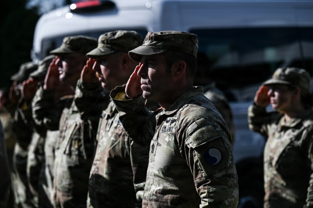 29th ID Soldiers support remembrance ceremony in Gourbesville