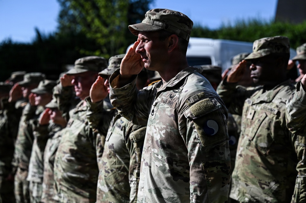29th ID Soldiers support remembrance ceremony in Gourbesville