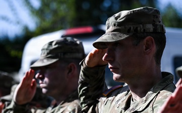 29th ID Soldiers support remembrance ceremony in Gourbesville