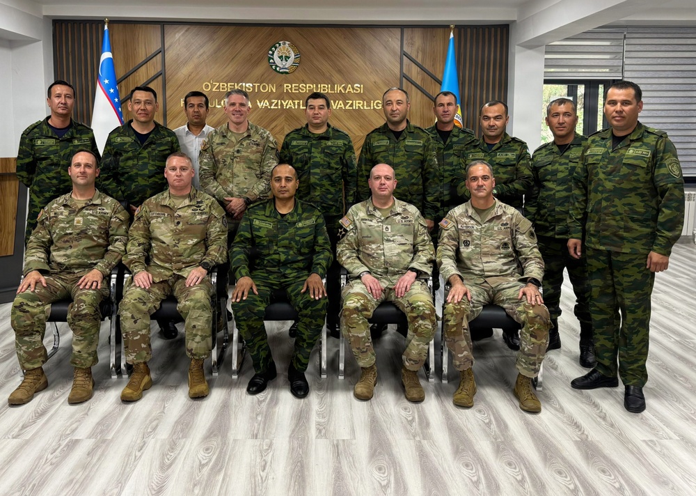 Mississippi National Guard Soldiers Share Disaster Response Experience with Uzbekistan Partners