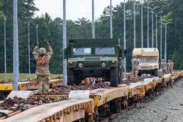 116th MBCT Soldiers, equipment arrive at JRTC