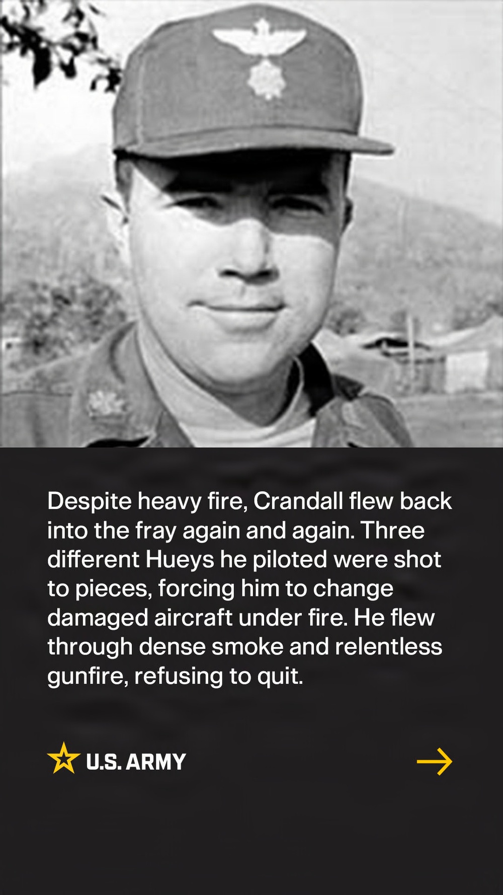 Social 9x16 Graphics: Honoring Bruce Crandall  [6 of 8]