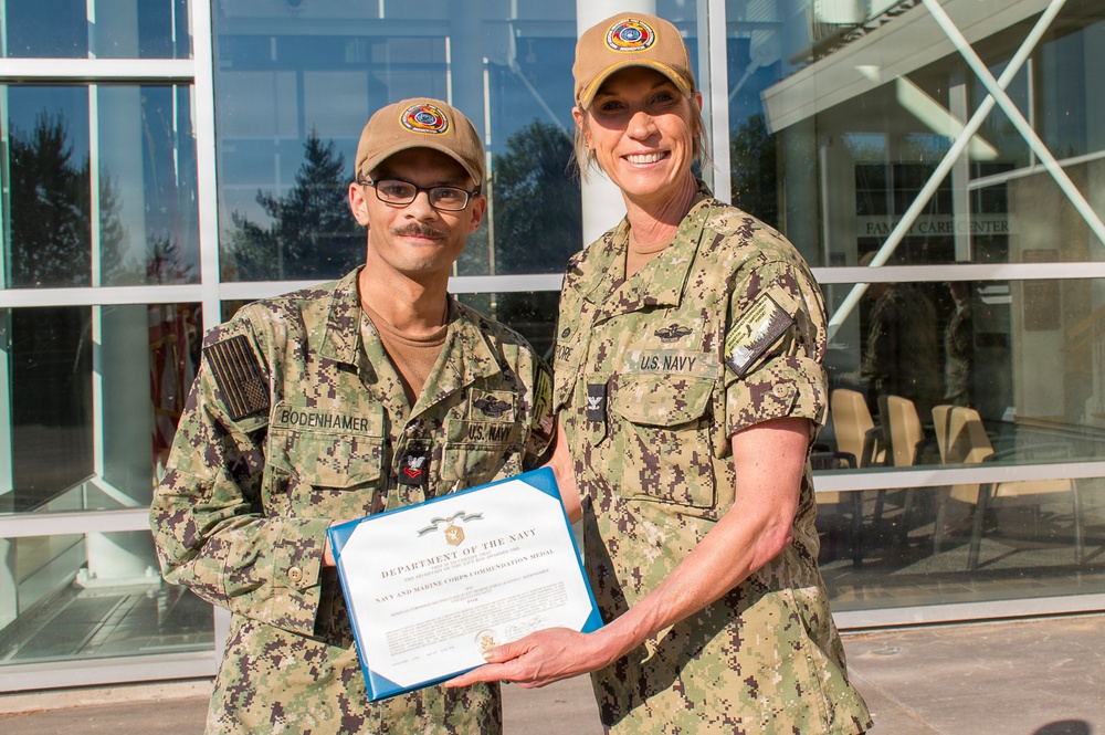 NMRTC Bremerton Sailor Awarded Navy and Marine Corps Commendation Medal