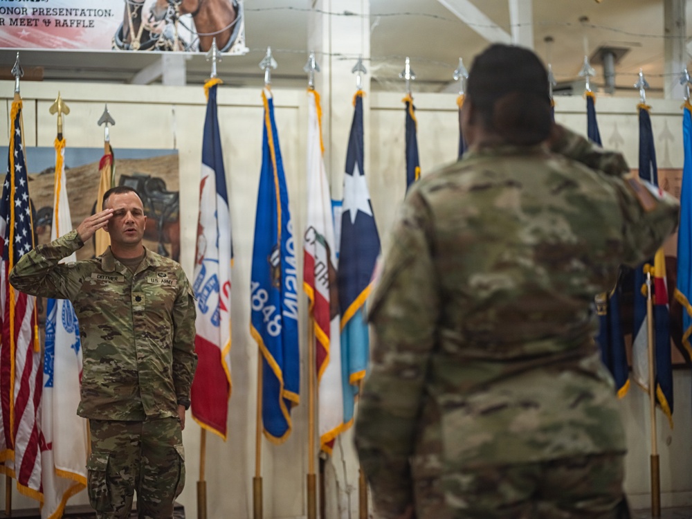 923rd Contracting Battalion Change of Command Ceremony
