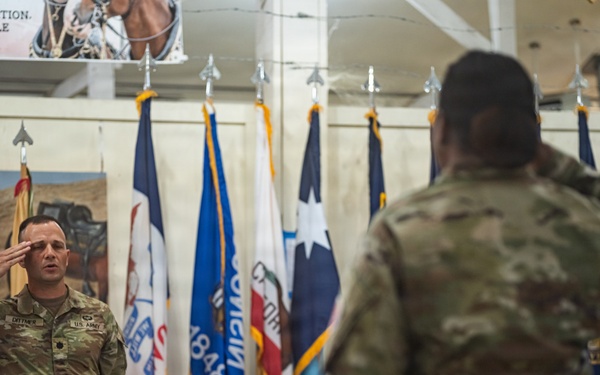 923rd Contracting Battalion Change of Command Ceremony