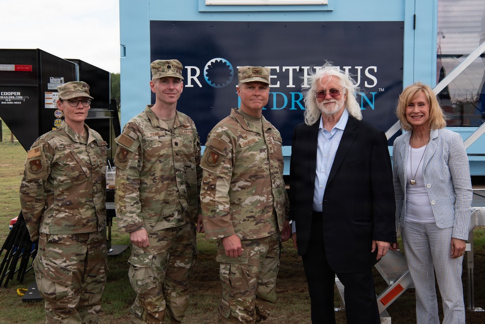 Cannon Air Force Base trials new Hydrogen Energy Program  to provide alternate power for water supply.