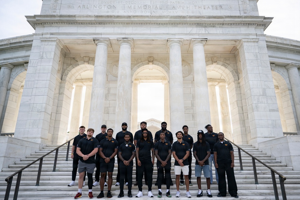 The Washington Commanders' Rookie Class Visits ANC
