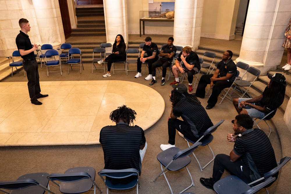 The Washington Commanders' Rookie Class Visits ANC