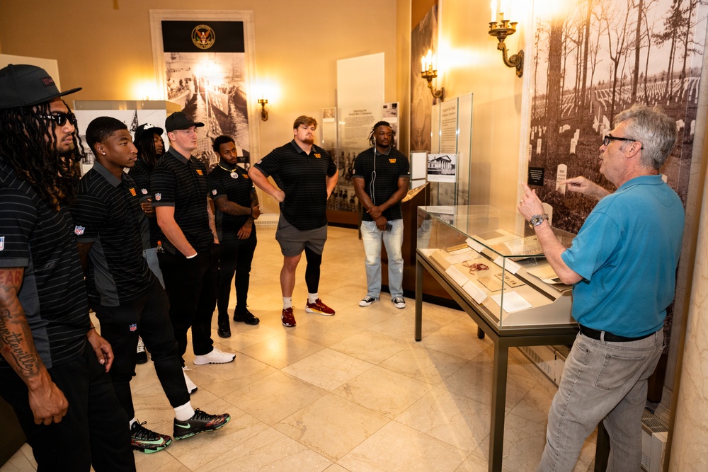 The Washington Commanders' Rookie Class Visits ANC