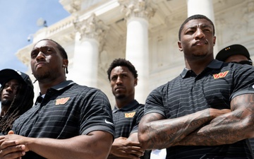 The Washington Commanders' Rookie Class Visits ANC
