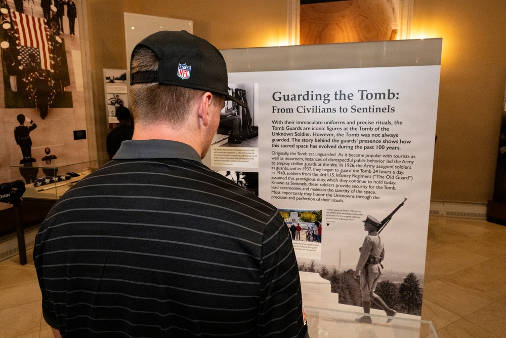 The Washington Commanders' Rookie Class Visits ANC