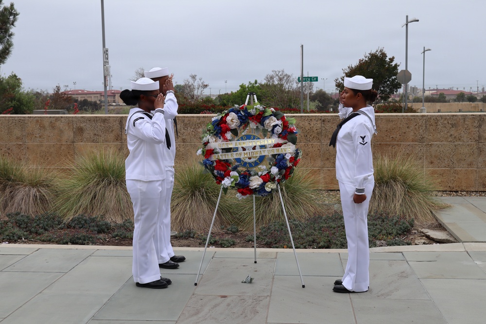NMRTC Camp Pendleton conducts morning colors and commemorates 84th Anniversary of the Battle of Midway