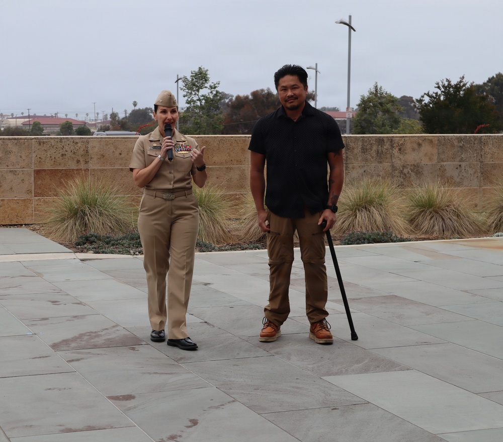 NMRTC Camp Pendleton conducts morning colors