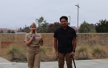 NMRTC Camp Pendleton conducts morning colors