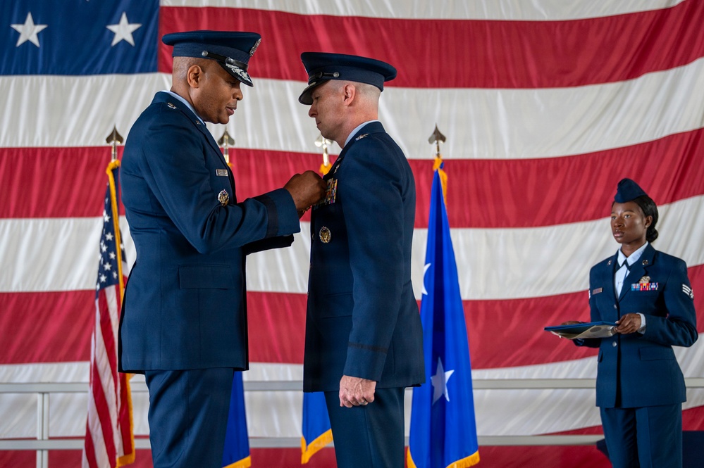 49th Wing welcomes new commander and reassigns to Air Combat Command