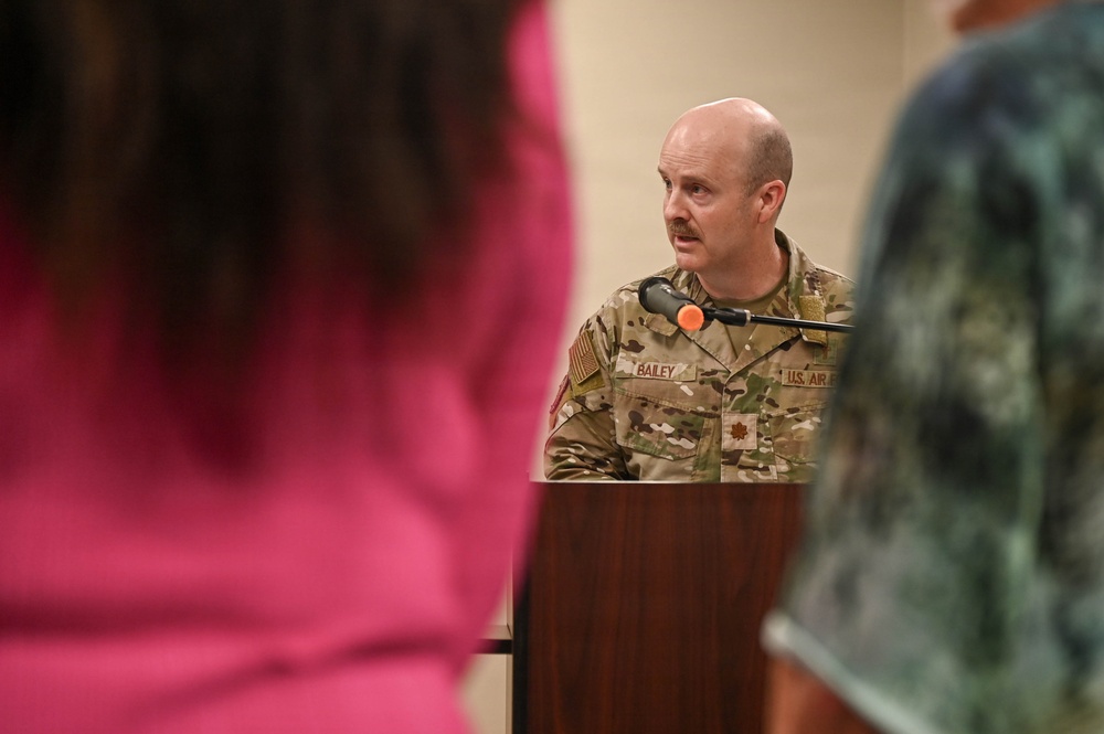 Col. Kevin Scholz Promotion Ceremony at LRAFB