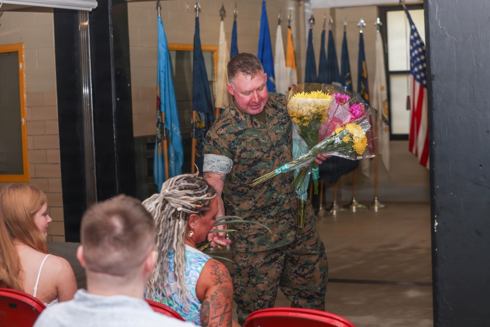 Sgt. Maj. Allen's Retirement Ceremony