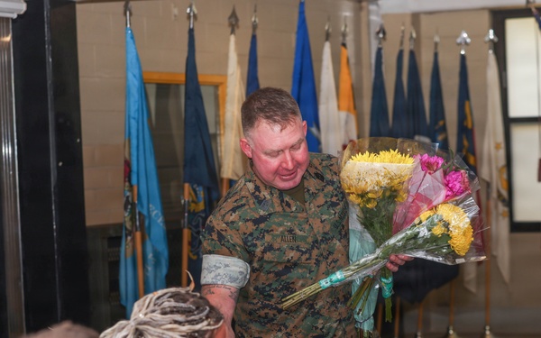 Sgt. Maj. Allen's Retirement Ceremony