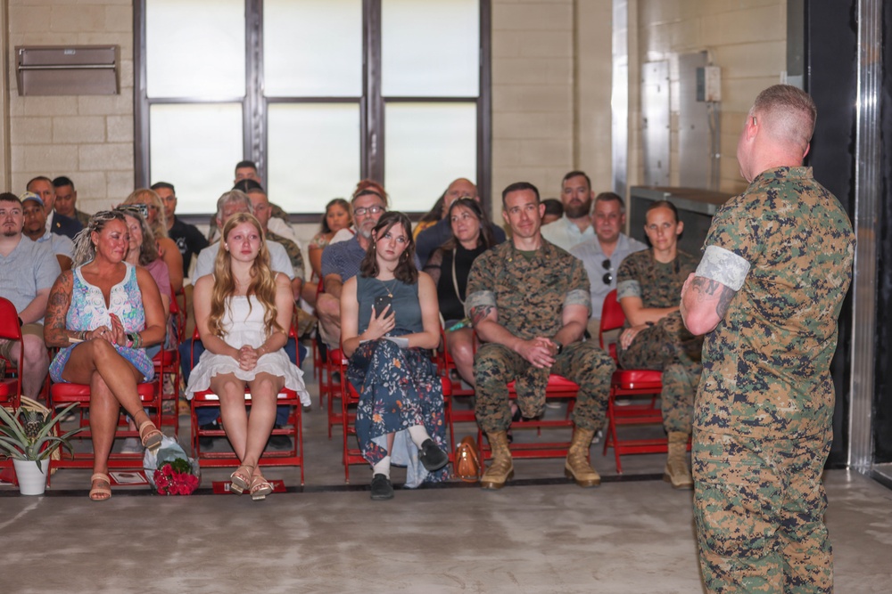 Sgt. Maj. Allen's Retirement Ceremony