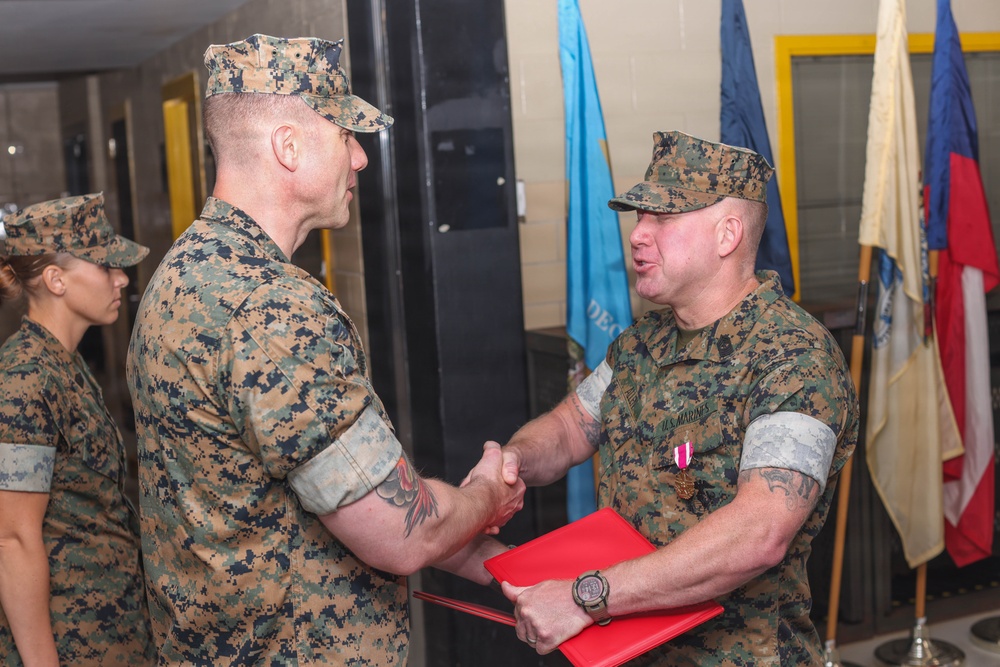 Sgt. Maj. Allen's Retirement Ceremony