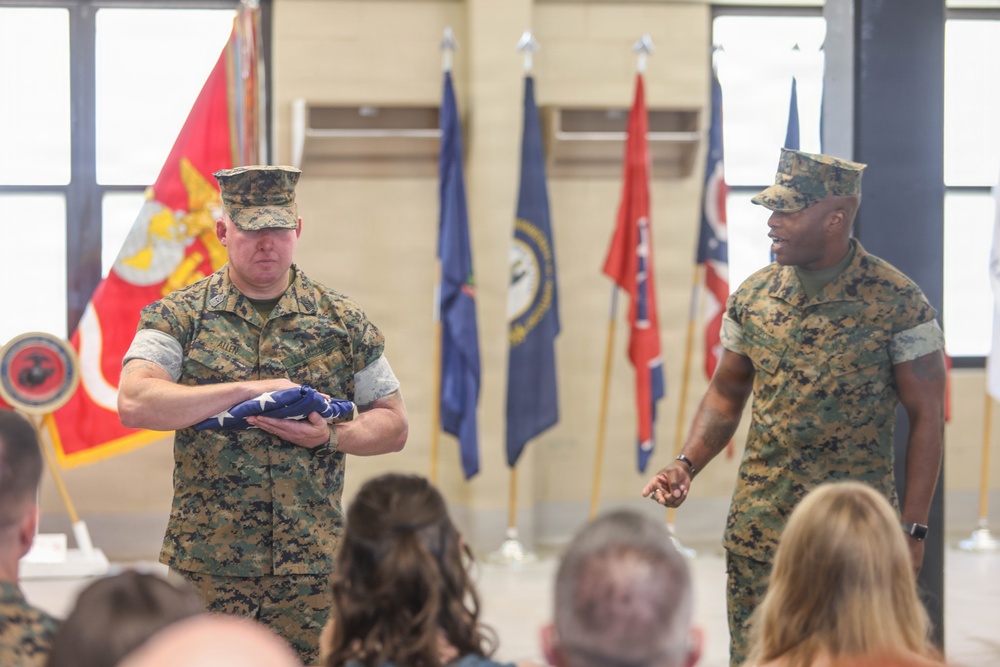 Sgt. Maj. Allen's Retirement Ceremony