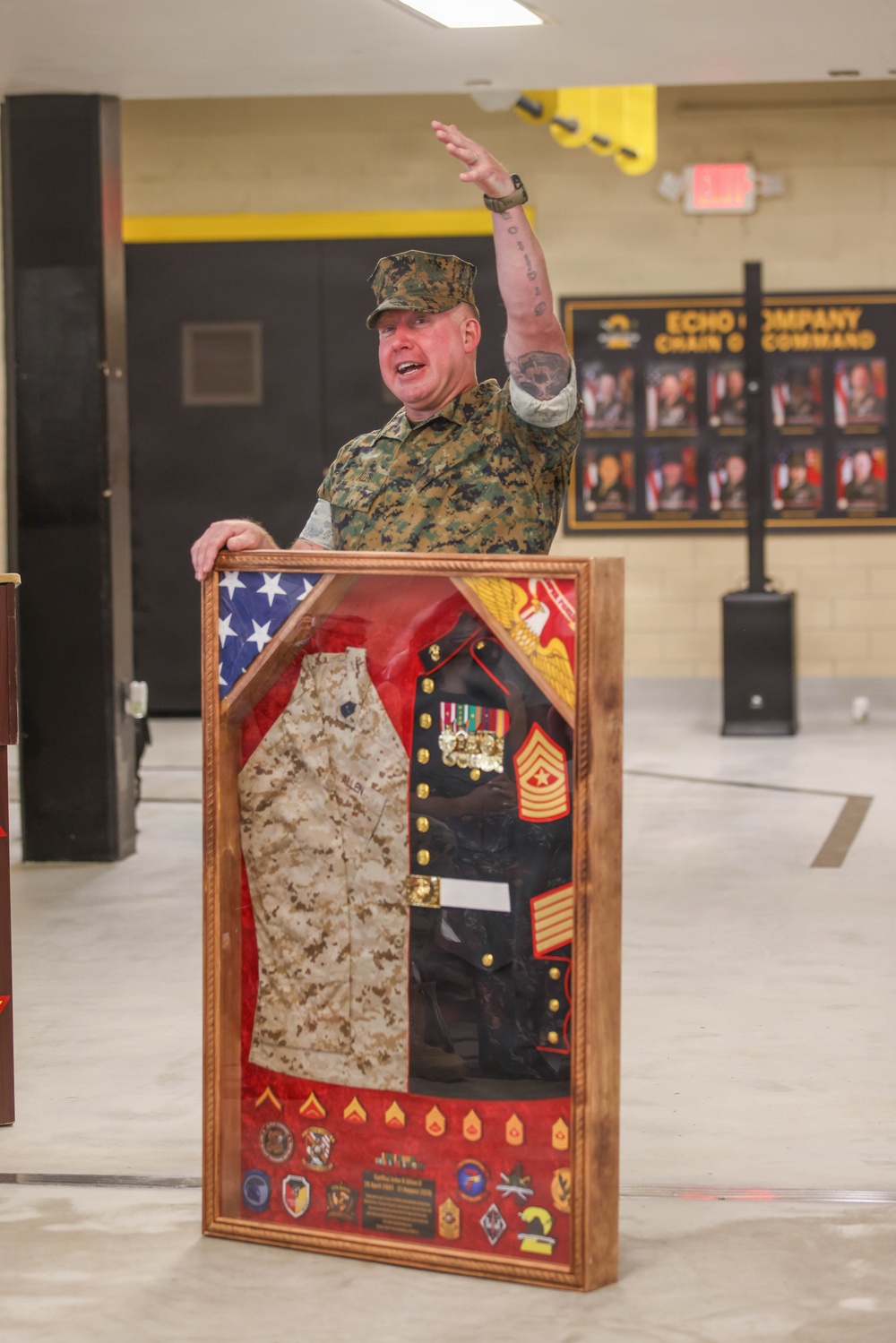 Sgt. Maj. Allen's Retirement Ceremony